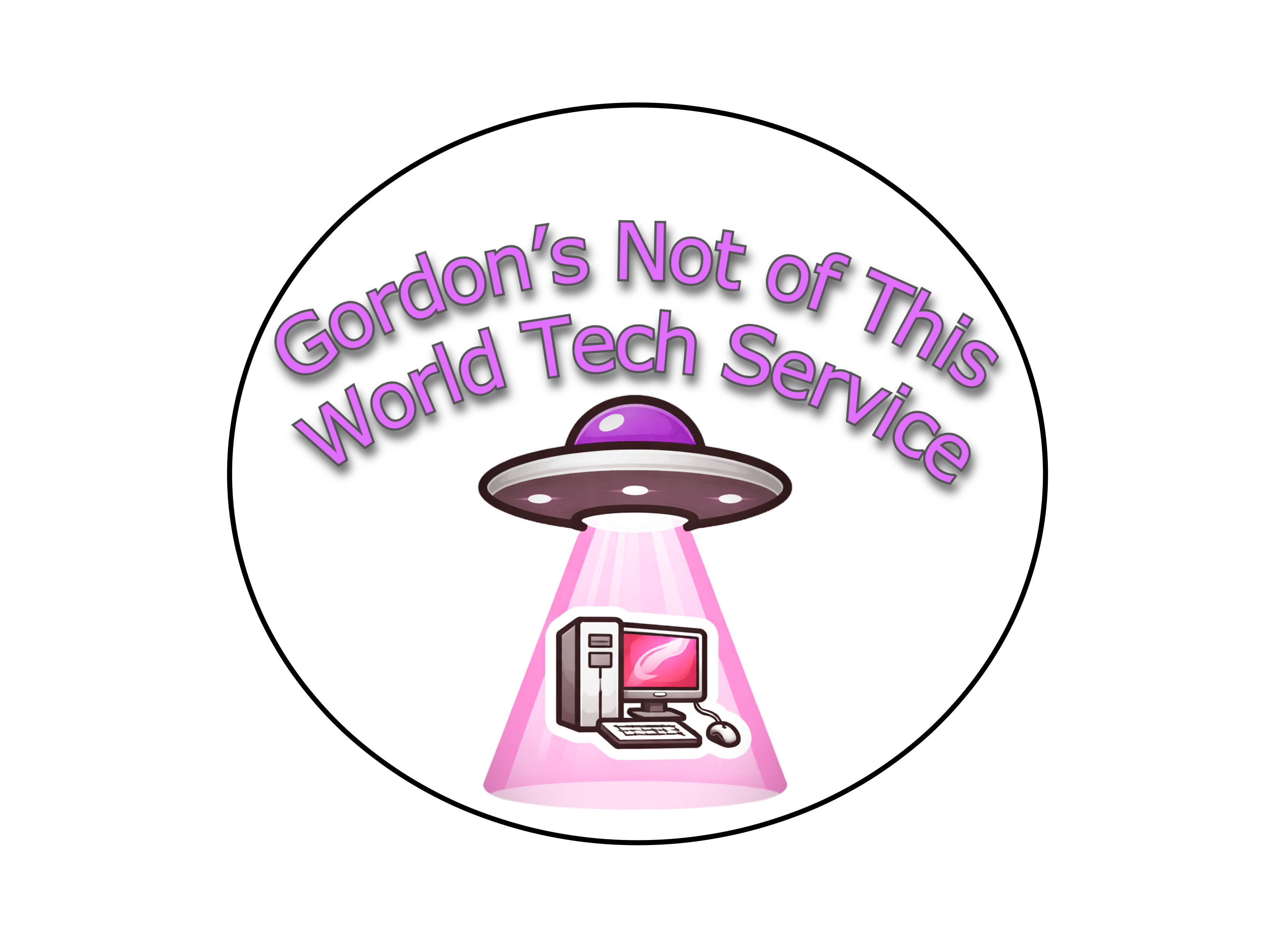 Gordon's Not of This World Tech Service Logo
